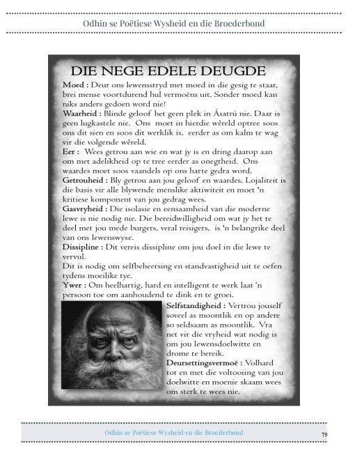 Odhin se Poëtiese Wysheid en die Broederbond (Ebook)