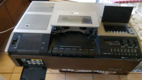 1970's era Sony BetaMAX cassette player and recorder