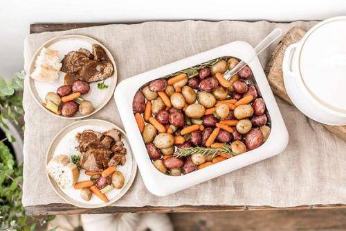 Fancy Panz Casserole Serveware - Protect your foil pans and look professional