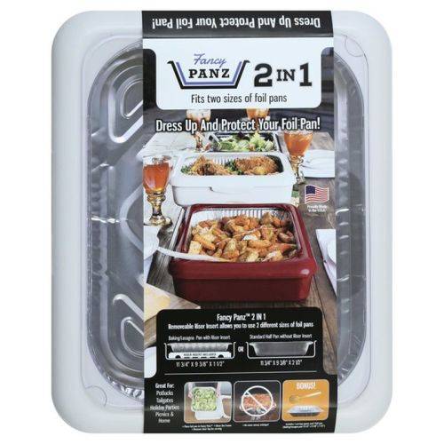 Fancy Panz Casserole Serveware - Protect your foil pans and look professional