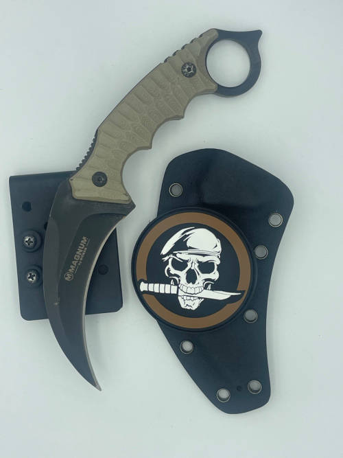 Boker Spike Karambi + Morale Skull Patch