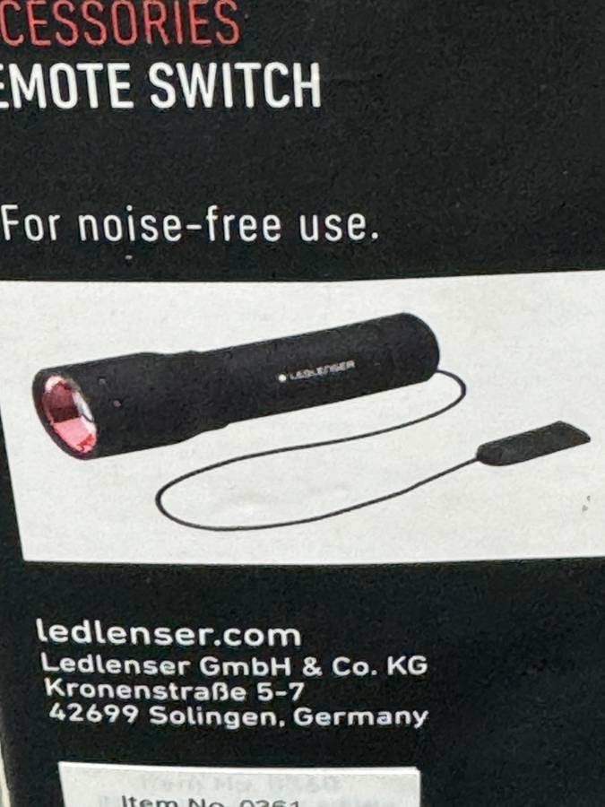 LED Lenser P7 Remote switch