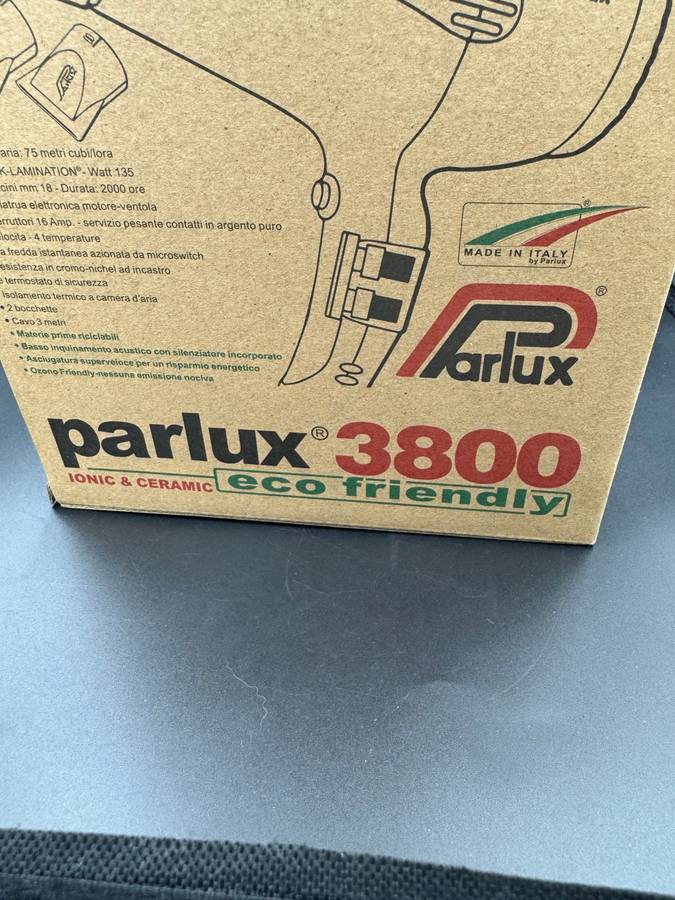 Parlux 3800 Eco Friendly Black