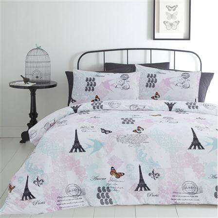 Paris Merci Double Duvet Cover+ 2 pillowcase