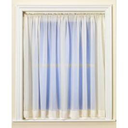 *BEAUTIFUL CREAM PLAIN VOILE CURTAIN *5 METRES WITH A 218 DROP!!