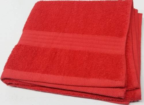 Luxury Egyptian Cotton Red Hand Towel (50X90)