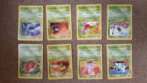 Pokemon Grass Deck - Cards