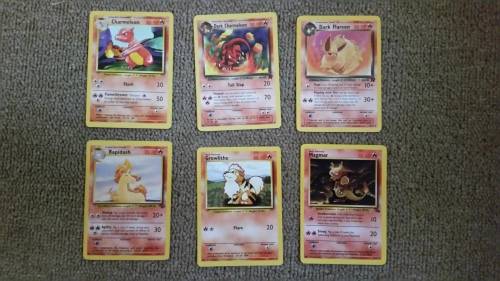Pokemon Fire Deck - Cards