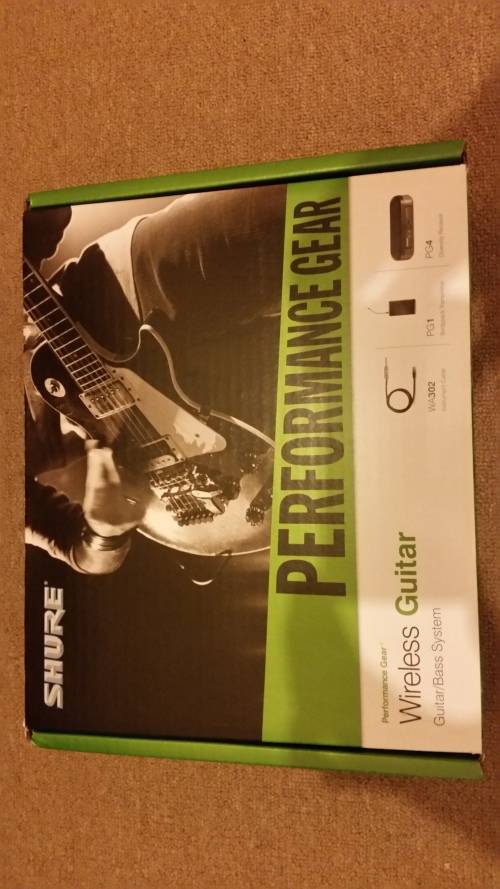 Shure PG14 wireless guitar system