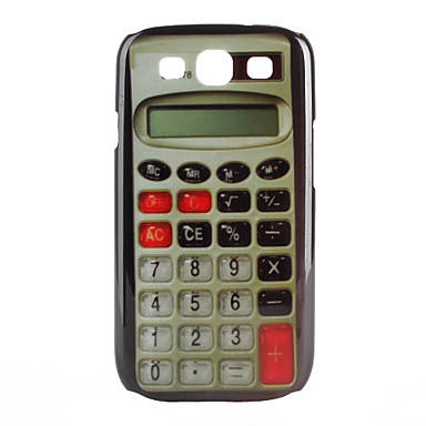 Calculator Pattern Hard Case for Samsung Galaxy S3 I9300
