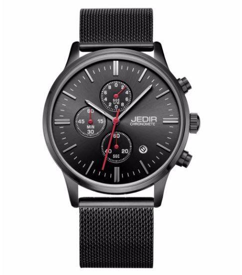 Jedir Black Chronograph Watch ***Local Stock***