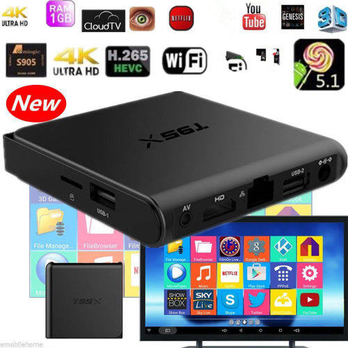 Sunvell T95X Amlogic S905X TV Box Android 6.0 Quad Core 4K x 2K 1G+8G
