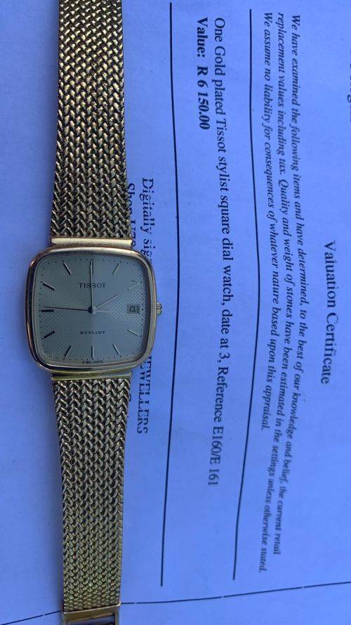 !!! BEAUTIFUL SQUARE DIAL TISSOT STYLIST VALUED AT R6150!!!