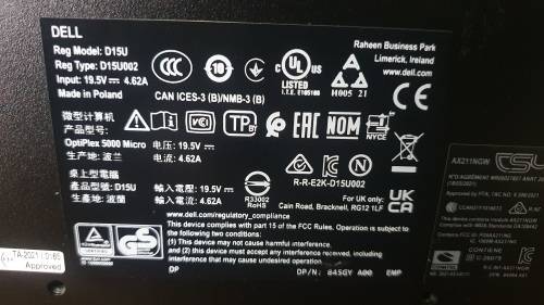 DELL OPTIPLEX 12TH GEN i5 12 PROCESSORS, 16GB RAM, 256GB SSD, SOFTWARE WORTH R6000