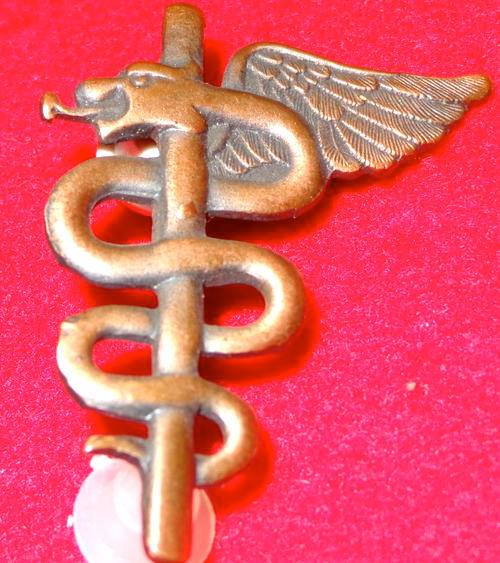Bronze Ops Medic Orderly Badge - 2 original pins