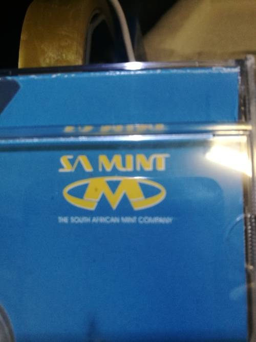 MANDELA SMILEY PROOF 2000 R5,00 - IN ORIGINAL CD COVER FROM SA MINT - LIMITED EDITION