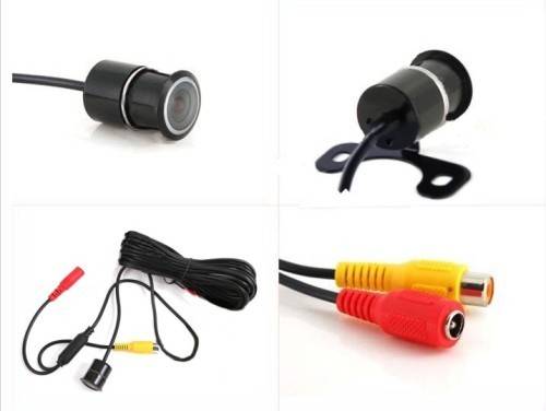 4.3 Inch TFT Car LCD Screen Rear View Rearview DVD AV Monitor Mirror +Reverse camera