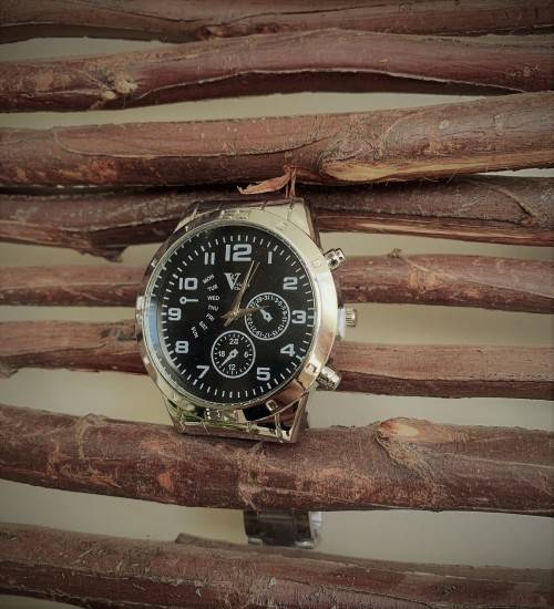 Luxury Men's Fashion Stainless Steel Quartz Analog Wrist Watch