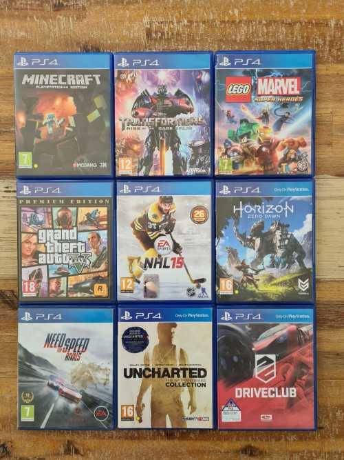 PS4 500GB + 9 GAMES!