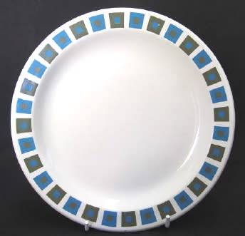 Midwinter side plate (2), Stylecraft, Berkeley pattern