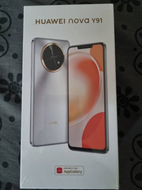 Huawei NOVA Y91 256gb 8gb Dual sim Moonlight silver new opened box