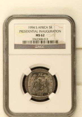 1994 INAUGURATION R5 NGC MS62 AT R1 START!!!!!