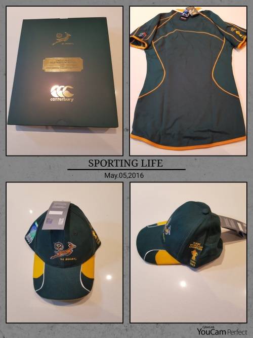 Springbok Limited Edition RWC 2007 Winners Jersey No.799/5000 + FREE Cap + Shipping