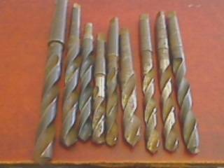Lot of 9 Engineering Drill Bits (Please See Photos!!)