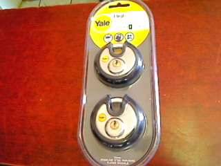 Yale 70mm Stainless Steel Keyed Alike Closed Shackle Padlock Set