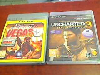 PS3 Games x 2 (Uncharted 3 Drakes Deception + Rainbow 6 Vegas 2)