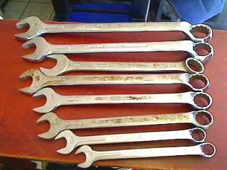 Gedore Spanners x 8 (14,16,20,22,25,26,29,32)