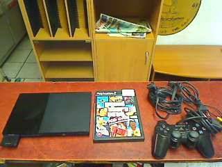 Sony Playstation 2   Control x 1 + Cables + Memory Card + 1 Game