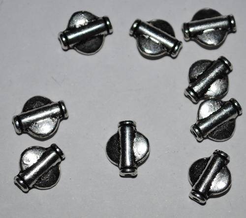 ROUND SILVER SPACER BEADS