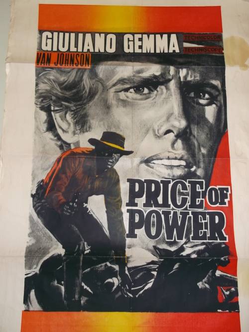Rolprentplakkaat van "Price of Power" met Van Johnson, 1968