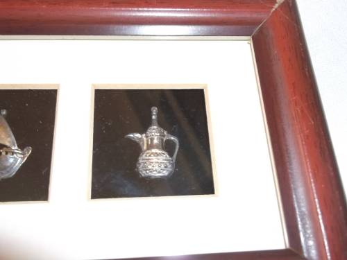 Damascene Etched Arabian Sterling 925 from Abu Ahmed Antiques, Dubai Satwa