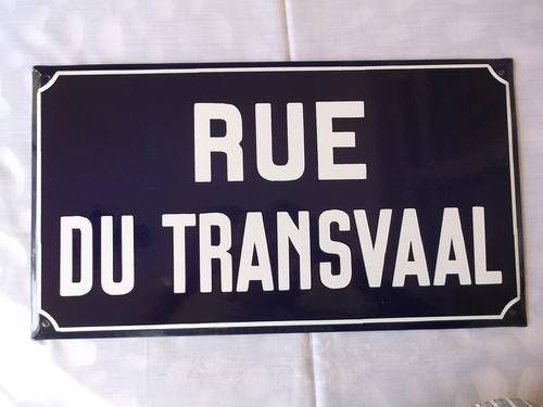 (Enamel sign) Franse straatnaambord, baie goeie toestand, oorspronklik.