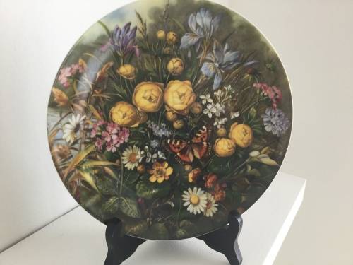 Set of 12 Botanical Furstenberg wild beauty wall plates