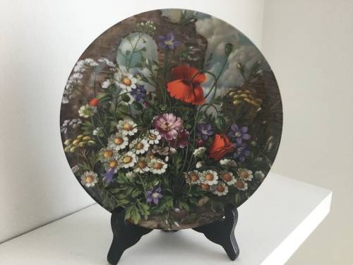Set of 12 Botanical Furstenberg wild beauty wall plates
