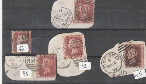 QUEEN VICTORIA   1967-1979    VARIOUS  WITH DATE STAMPS