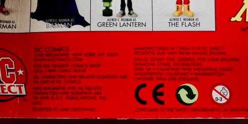 Rare Alfred E. Neuman Green Arrow Just Us League Figure.  2001.  DC Direct MAD Magazine Series 1.
