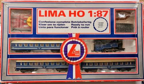 Rare Vintage Lima Train Set.  Made in Italy.  SA Railways SAR/SAS.