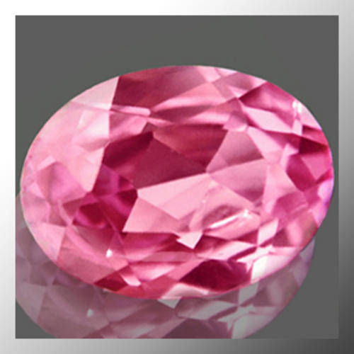 Genuine Topaz 1.92ct Carnation Pink Oval Faceted, Gemstone