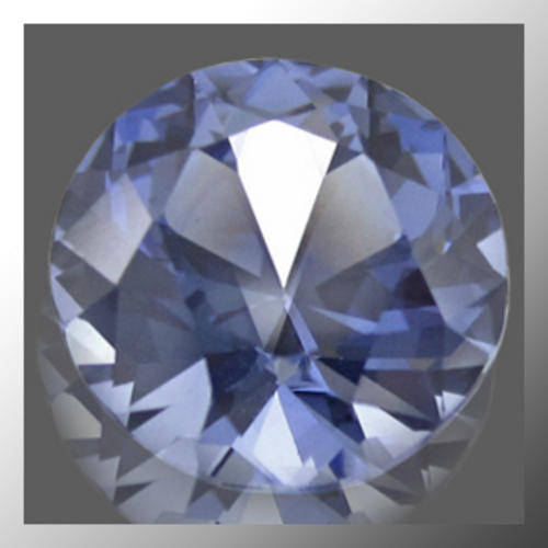 Tanzanite 0.33ct Violet Blue Round Faceted 5.0x2.8mm, Man Made Gemstone