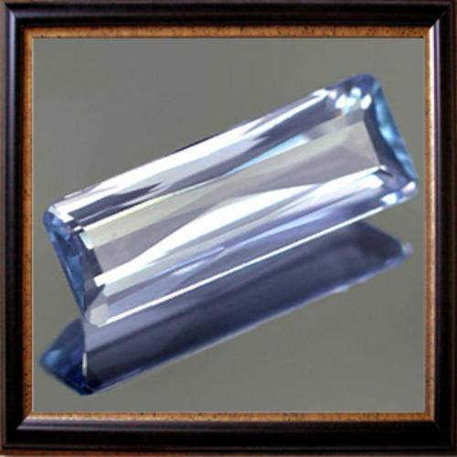 Natural Tanzanite 0.55ct Violet Blue Octagon Facet, Clean Gemstone