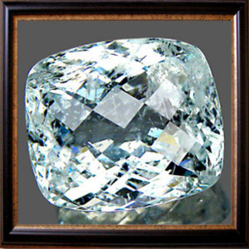 Natural Aquamarine 7.30ct Sky Blue Antique Facet, Gemstone