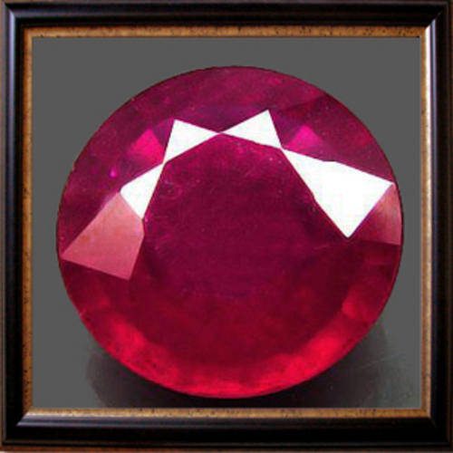Natural Ruby 1.20ct Red Round Facet, Gemstone
