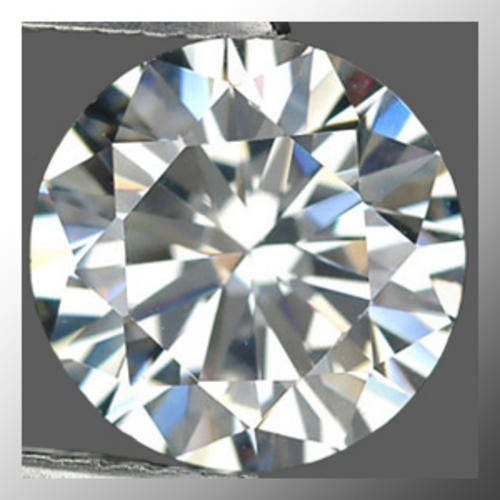 Simulated Diamond AAAA 2.36ct Round Facet, Gemstone