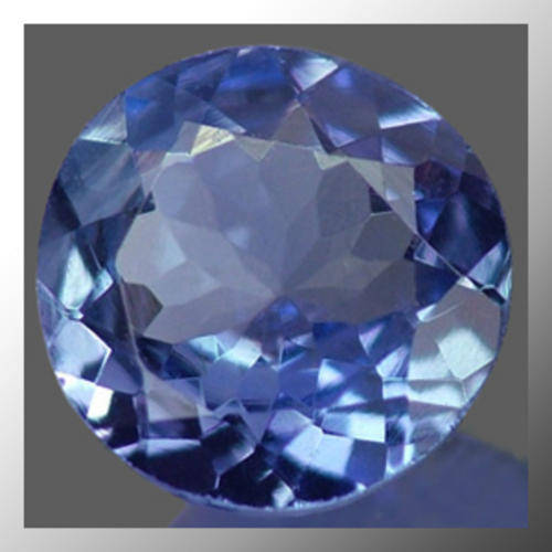 Tanzanite 0.33ct Blue Round Facet, Man Made Gem