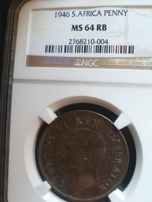 1946 Penny MS64 RB - Only 4 better at MS65 !!!!