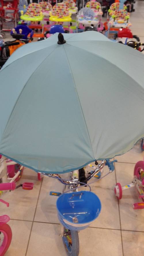 UV Protection Umbrella for babies , Install on Micro Trike / Bicycle/ Tricycle